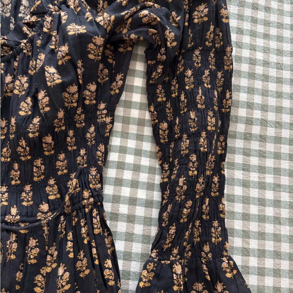 Doen Kaira Dress in Noir Meadowsweet Floral - Picture 5 of 6